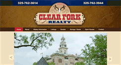 Desktop Screenshot of clearforkrealty.com